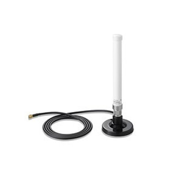 Antenna 2.4GHz 5.5dBi / 5GHz 7dBi nagy nyereségű kör sugárzó, 3 m kábelel, IP65