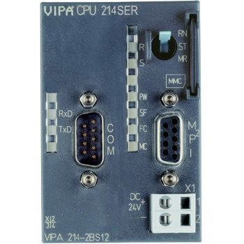 CPU 214SER RS232 - 96kB, MPI, RS232,PtP:ASCII, STX/ETX, 3964®, USS Master, 