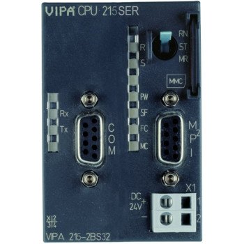 CPU 214SER RS485 - 96kB, MPI, RS485,PtP:ASCII, STX/ETX, 3964®, USS Master, 