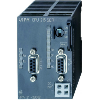 CPU 215SER RS485 - 128kB, MPI, RS485,PtP:ASCII, STX/ETX, 3964®, USS Master, 