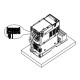 Felfogató adapter - Egyoldali motor + Táp kábel bekötéshez (Frame C) Felfogató adapter - Egyoldali motor + Táp kábel bekötéshez (Frame C)
