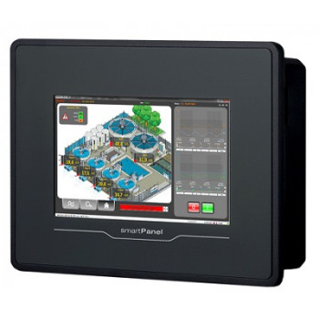 kijelző 4,3", Cortex-A8 1GHz, 512MB/4GB, RS232/422/485,USB-A,Ethernet,Win.7+Mov.