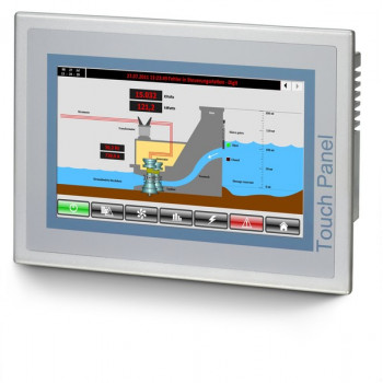 Kijelző 6,5",XScale 1066MHz,256MB/512MB RAM,RS232/422/485,USB,Ethernet,Profibus