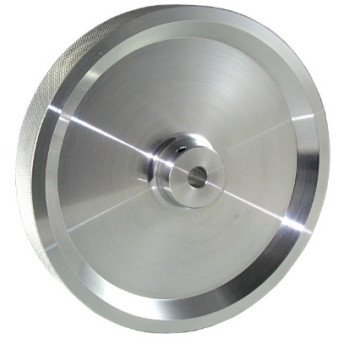 Mérőkerék - 500 mm-es - Recézett alumínium felület / kerék, 10mm-es tengely