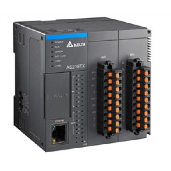 PLC CPU - 64k 8DI/6DO+2AI+2AO PNP, 1xEthernet,2xRS-485,1xUSB,1xMicroSD,CAN komm. PLC CPU - 64k 8DI/6DO+2AI+2AO PNP, 1xEthernet,2xRS-485,1xUSB,1xMicroSD,CAN komm.