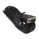 PLC kábel - 8 tűs mini (kör alakú) - DIN anya, 3m - PLC-HMI