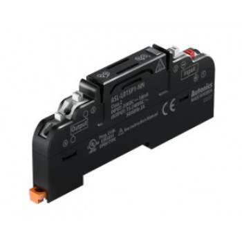 Relé - 1x  24VDC ~ 24-240VAC / DC 50Hz 2A (Omron), LED, Rugós terminál, IP20