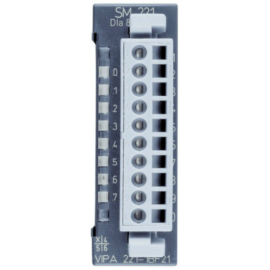 SM 221 - 8x Digitális bemenet 24V DC - sebesség 0.2ms riasztás SM 221 - 8x Digitális bemenet 24V DC - sebesség 0.2ms riasztás