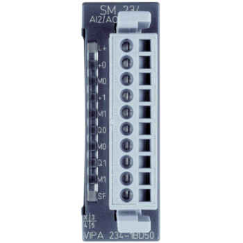 SM 234 - 2x Analóg be-/2x kimenet - 12bit Feszültség: +/-10V, 1…5V, 0…10V - 