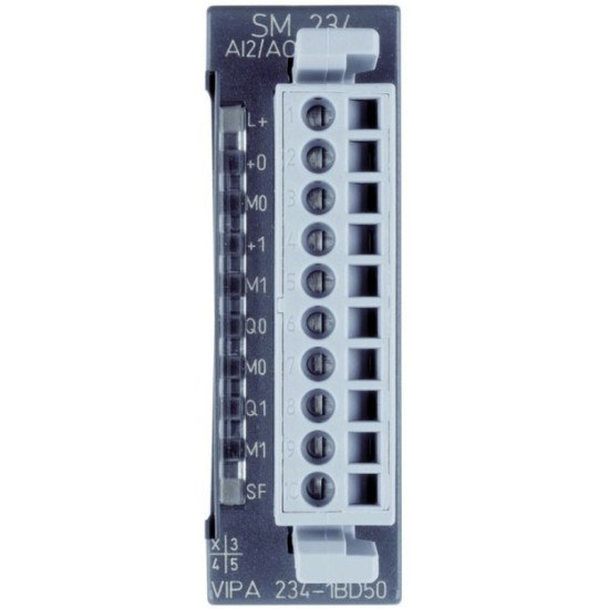 SM 234 - 2x Analóg be-/2x kimenet - 12bit Feszültség: +/-10V, 1…5V, 0…10V - 