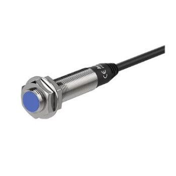 Szenzor-Érz. táv. 4mm,NC,átmérő D=12mm,DC2 12~24V DC,síkba szerelhető,olajálló