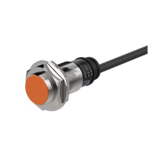 Szenzor - Érzkelési táv. 5mm, PNP, NO, 3 vez., D=18mm, Táp.12~24V DC, 2m kábelel Szenzor - Érzkelési táv. 5mm, PNP, NO, 3 vez., D=18mm, Táp.12~24V DC, 2m kábelel
