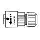 Tápcsatlakozó fékes IP67 - Szervomotor ECM-B3 és ECM-A3 750W-ig (0101~0807) Tápcsatlakozó fékes IP67 - Szervomotor ECM-B3 és ECM-A3 750W-ig (0101~0807)