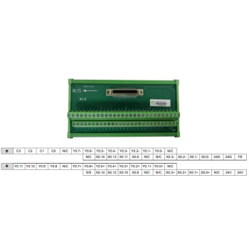 Terminál modul - PLC kifejtő AH10PM-5A modulhoz