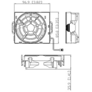 Ventilátor - VFD110E43A  típushoz