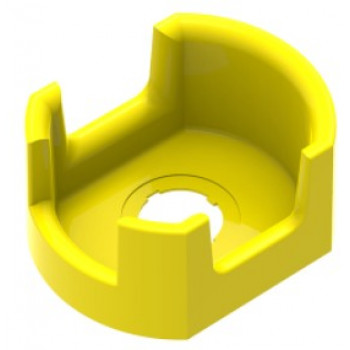 Vészstop nyomógomb műanyag védőburkolat D80xd22.6 - Sárga színű
