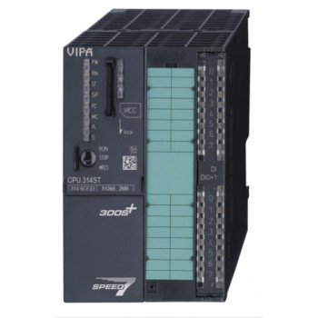 S7 300+ CPU - 314ST (Siemens 314ST/DPM), 8x DI / 8x DIO / 5x AI / 2x AO /1xPt100