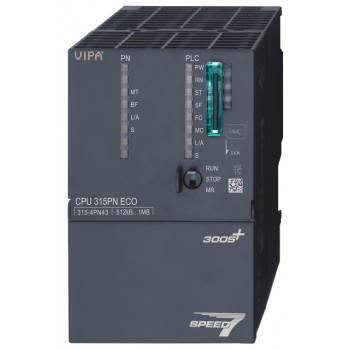 S7 300+ CPU - 315PN ECO (Siemens 315SN/NET), 512kb memória, Profinet / Ethernet